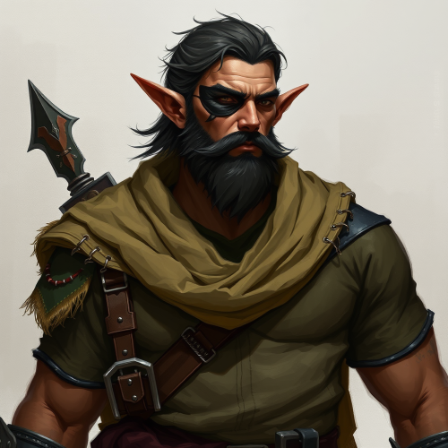 The Rugged Arabian Wood Elf Ranger