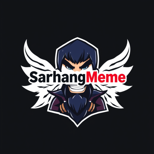 The SarhangMeme Telegram Channel Game Characters Logo
