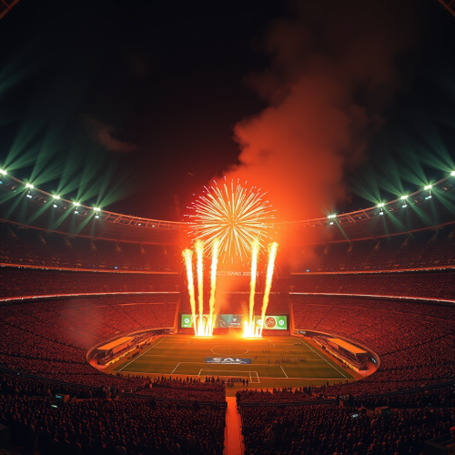 The Saudi World Cup 2034 Fireworks Display