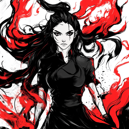The Scary Phoenix Woman with Flame Powers