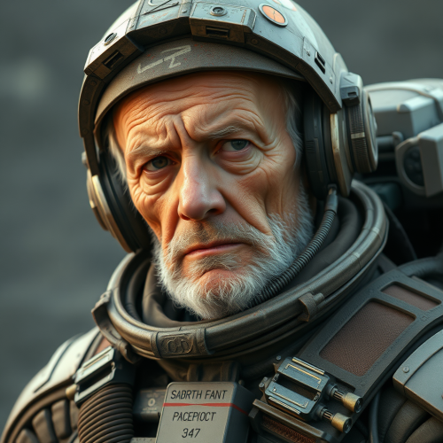 The Serious Old Male Mech Pilot