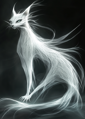 The Shimmering, Elusive Glimpsebeast Cat Creature