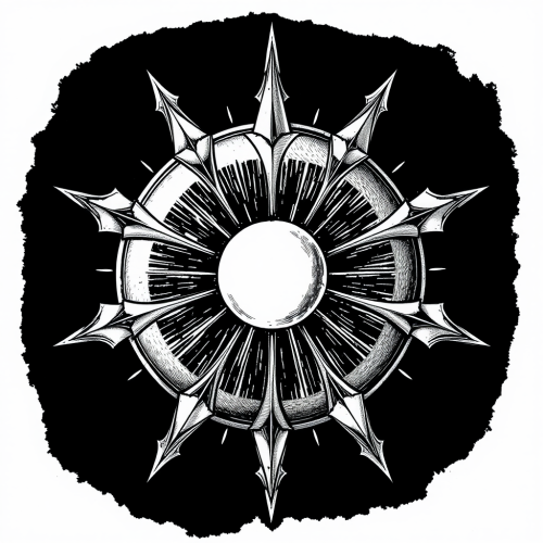 The Silver Shield Amidst eight Comet Stars