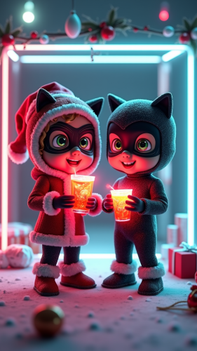 The Stealthy Baby Heroes' Merry Christmas Celebration