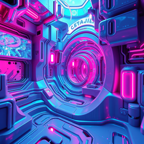 The Surreal 3D Rendered Tech Abstract