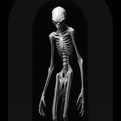 The Tall, Skinny Cosmic Horror Creature in Detail