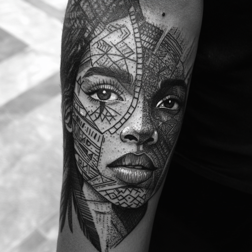 The Tattooed Brazilian Indigenous Woman in School