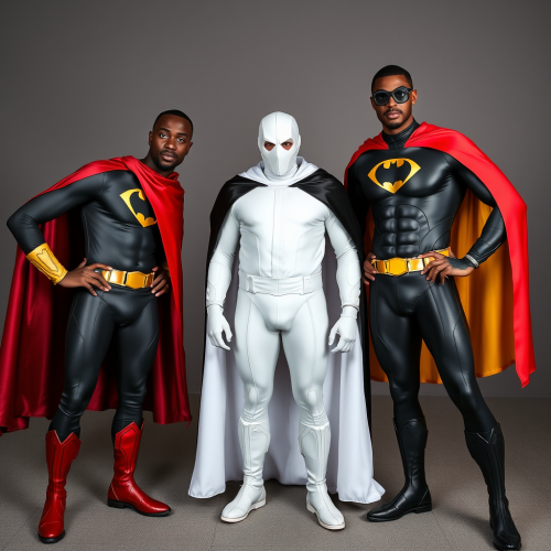 The Three Superheroes of Different Races
