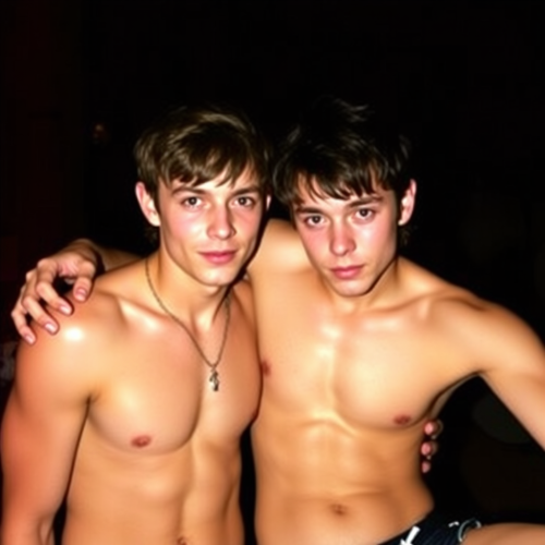 The Two Young Men's Portrait