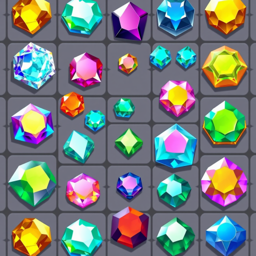 The Ultra-Detailed Isometric Gem Sprites for VideoGame