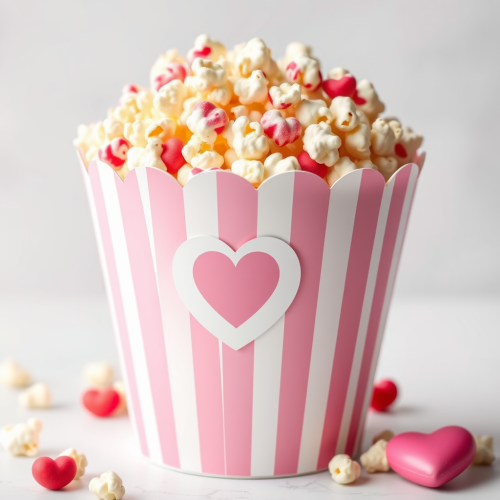 The Valentine's Day Popcorn Bucket with Heart