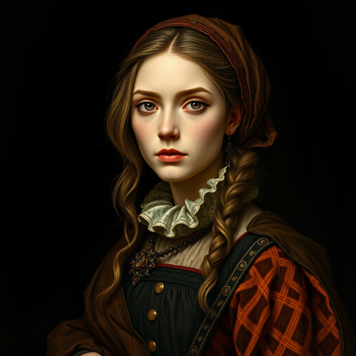 The Wealthy Female Tavern Manager in Gothic Atmosphere