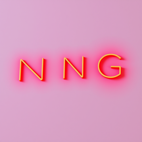 The Word NG in Bold Red Color