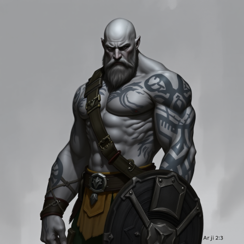 The Young, Bald, Tattooed Barbarian of Vox Machina