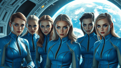 The Young Alien Crew Aboard Earth-Orbiting Starship