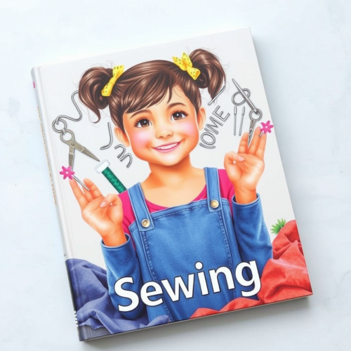 The Young Girl's Sewing Book Cover