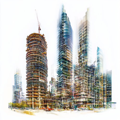Time-Lapse of Skyscraper Construction Contrasted with Hemp-Based Designs. Time-Lapse of Skyscraper Construction Contrasted with Hemp-Based Designs.