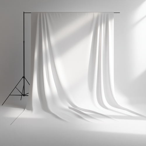 Ultra Realistic White Studio Background for Print on Demand