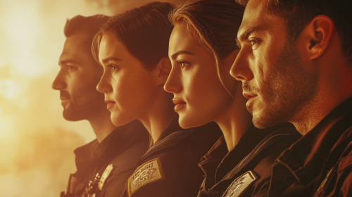 Unity of First Responders: Compassion and Strength