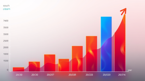 Vibrant 5-Year Revenue and Profit Growth Graph