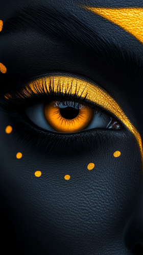 Vibrant Sugar Skull in Dreamy Light