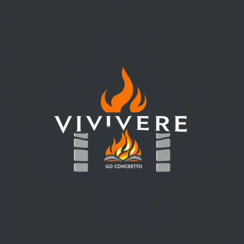 Vivere Concreto's Fireplace Company Logo