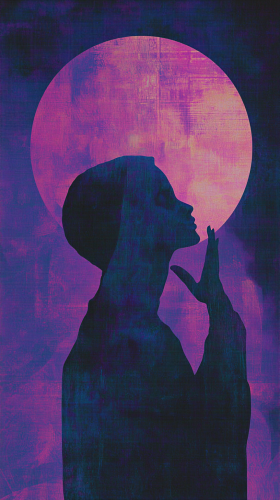 Vivid dream of secret society in iridescent colors.