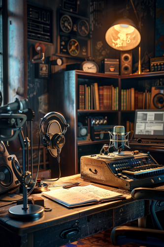 Voice-over Artist Narrating Industrial Revolution Escape Room