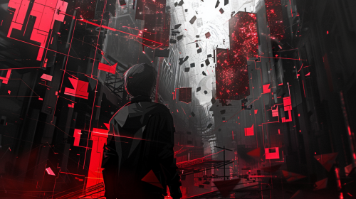 Website main picture has developers creating video game.