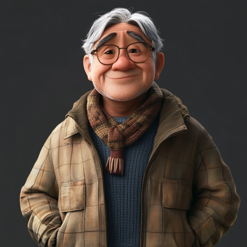 Wise Tetsu - Kind Older Man Character