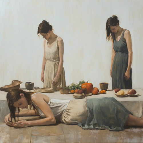 Women as Still Life: Inspired by Famous Painters