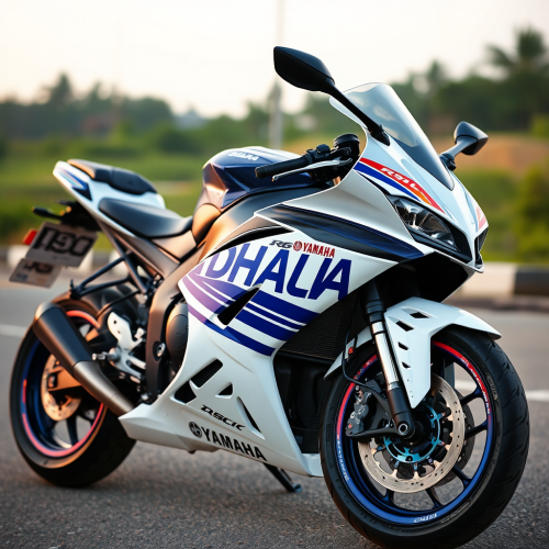 Yamaha R6 Moto Deportiva con DHALIA