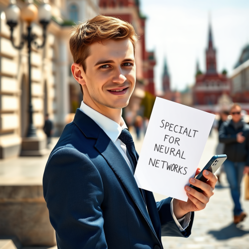 Young Neural Network Specialist in Moscow Square Young Neural Network Specialist in Moscow Square