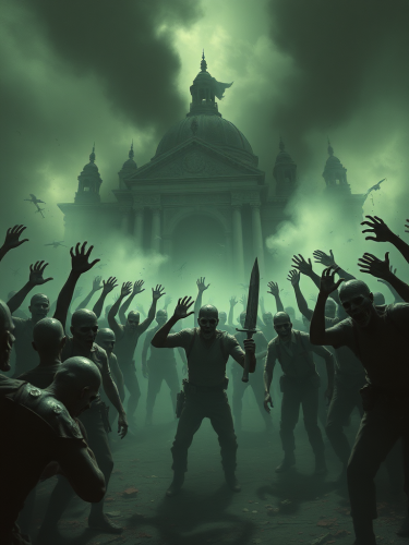 Zombies attacking people in 1900s around the world. Zombies attacking people in 1900s around the world.