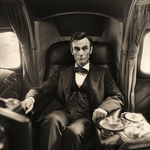 Abraham Lincoln private jet photo