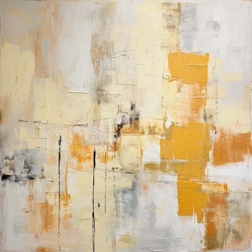 Abstract acrylic art painting