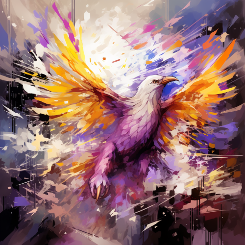 Colorful Phoenix in Cubic World