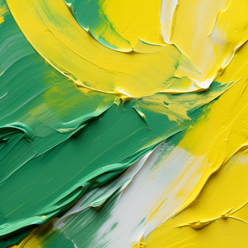 Abstract colorful green yellow painting texture