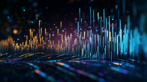 Abstract digital data analytics customer concept Abstract digital data analytics customer concept