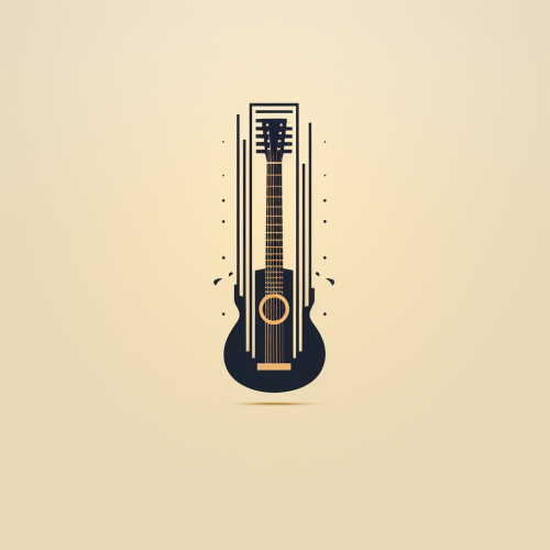 Minimalist Acoustic Guitar Image Minimalist Acoustic Guitar Image