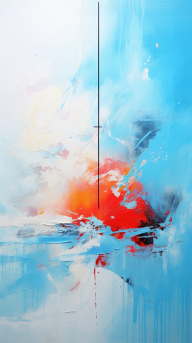 Abstract icebreaker painting artwork