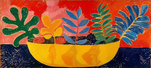 Abstract painting by Henri Matisse