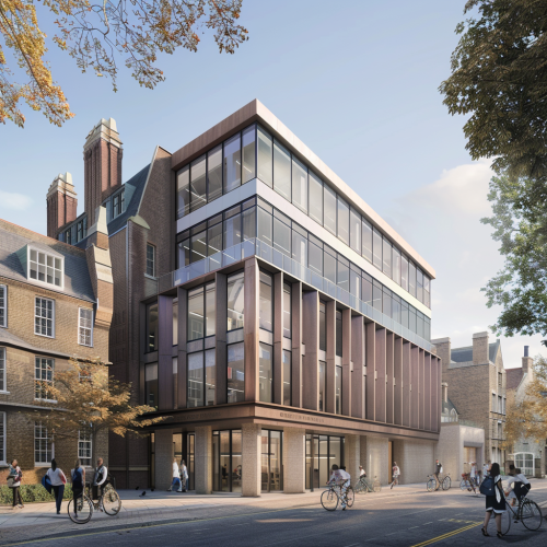 Academic health sciences building exterior view