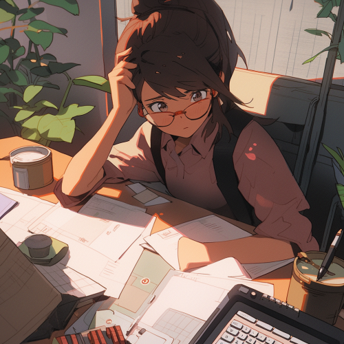 Professional accountant calculating numbers