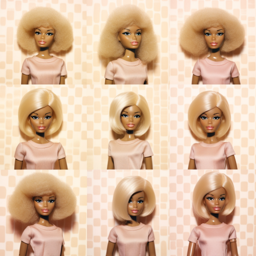 Vintage African American Barbie Doll with 70s Style Hair