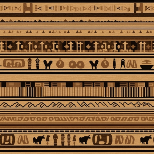 African Style Carpet Design Icon