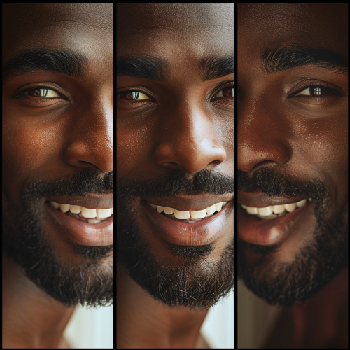 African American Man Model Pose