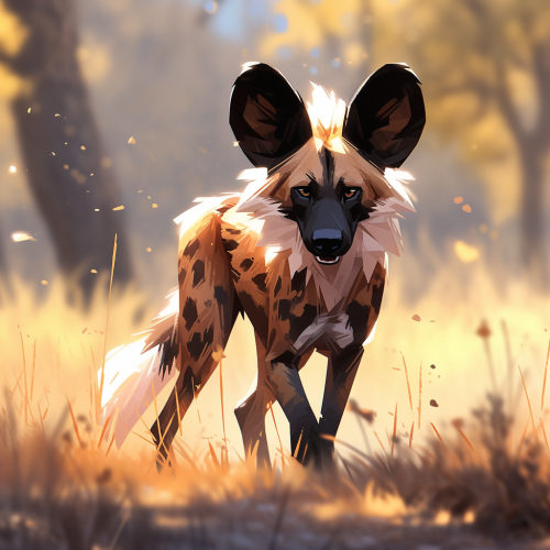 African Wild Dog in Niji 5