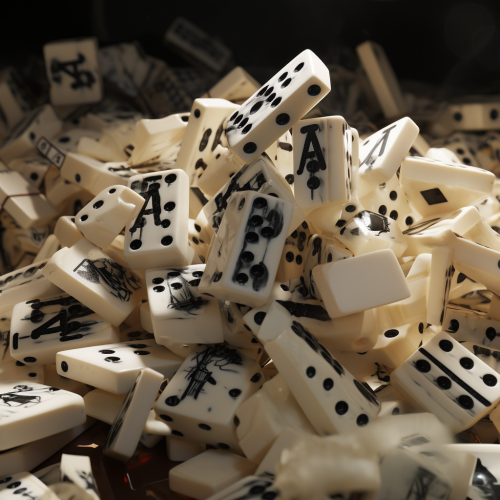 AHA moment hidden in dominoes AHA moment hidden in dominoes