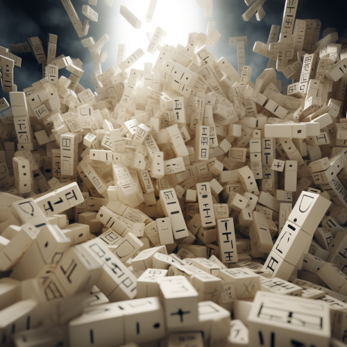 Dominoes revealing the hidden AHA moment